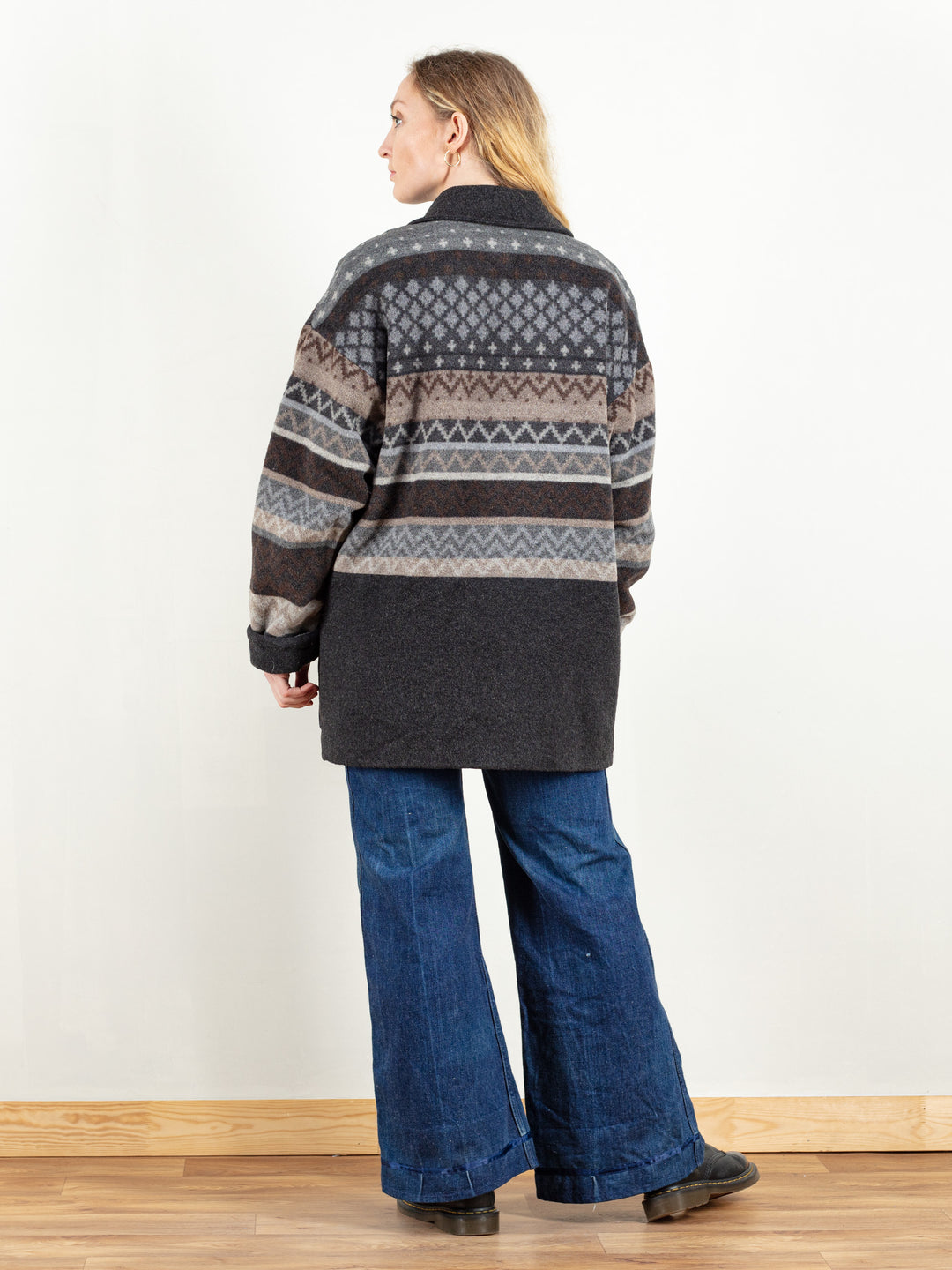 Vintage 80's Women Wool Blend Coat - NorthernGrip