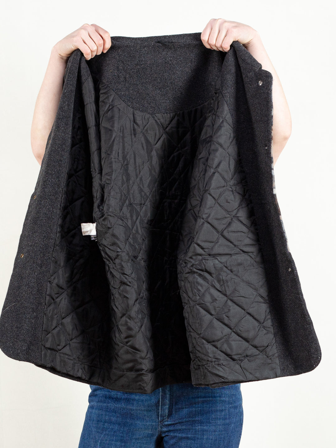 Vintage 80's Women Wool Blend Coat - NorthernGrip