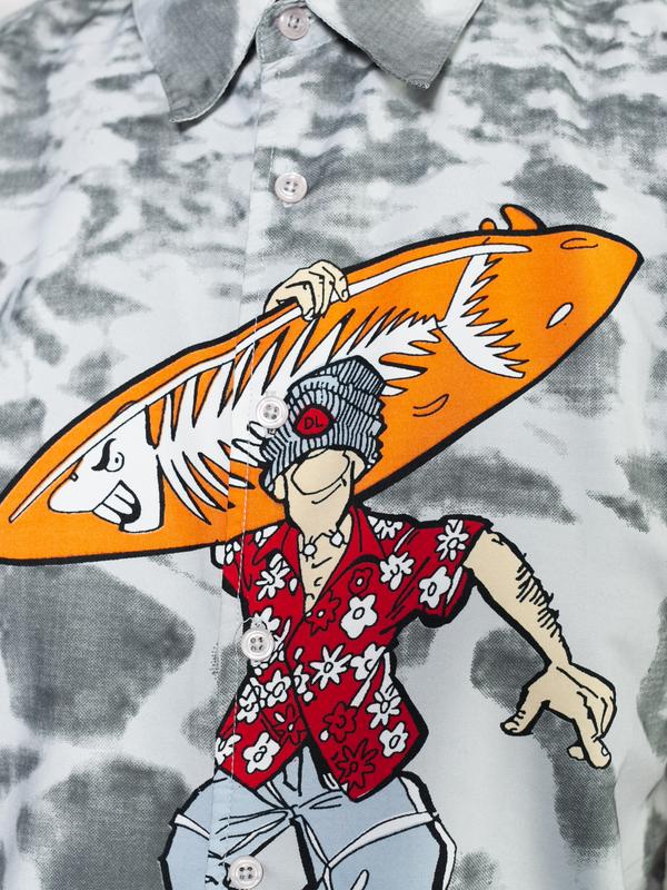 Vintage 90's Grey Surfer Shirt - NorthernGrip
