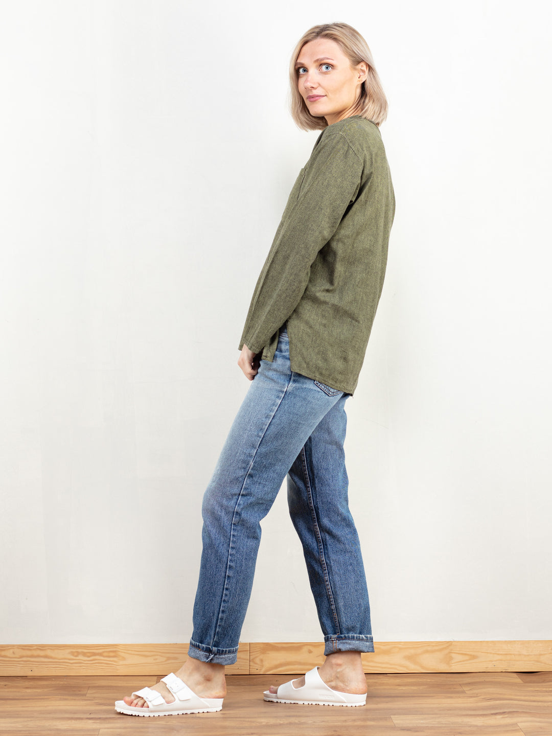 Vintage 80's Women Smock Shirt - NorthernGrip