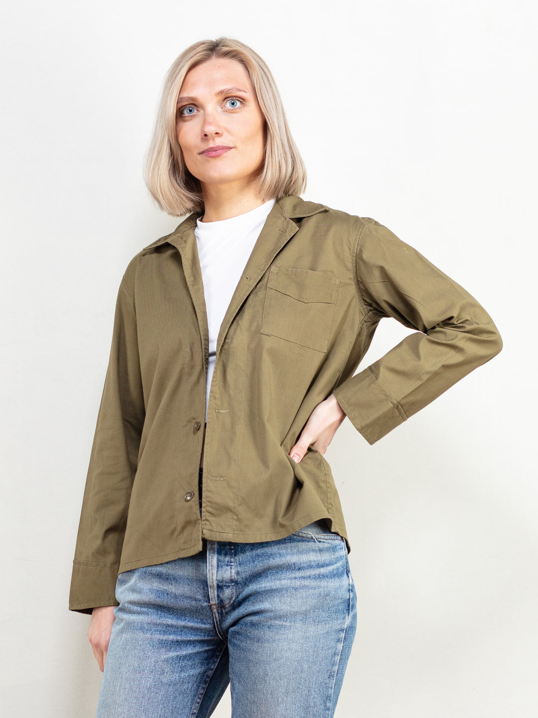 Vintage 70's Women Military Shirt - NorthernGrip