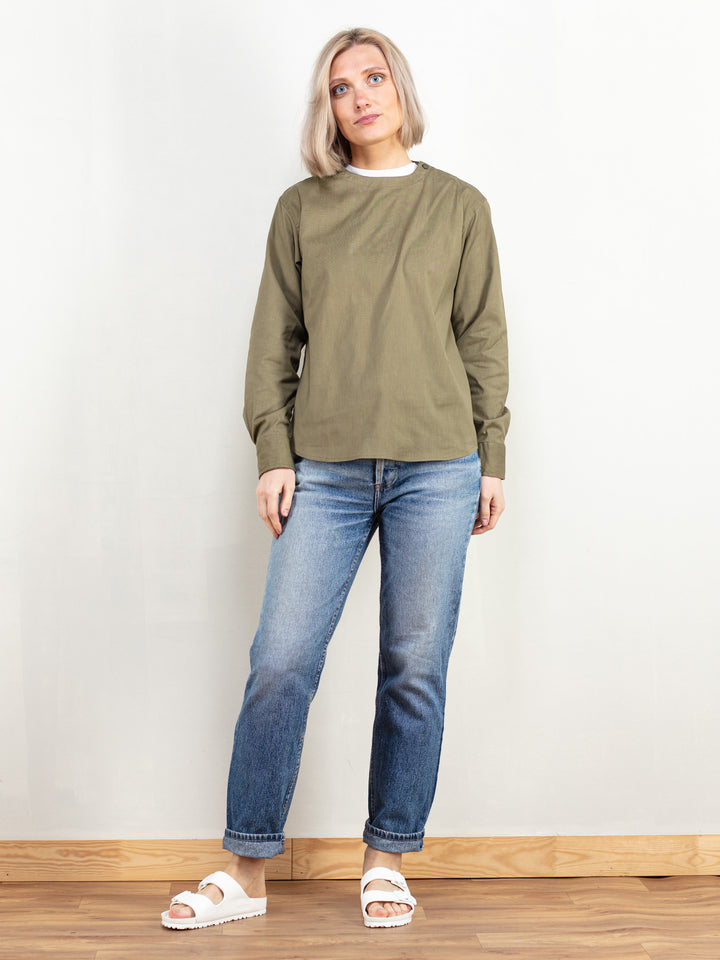 Vintage 80's Women Military Shirt - NorthernGrip