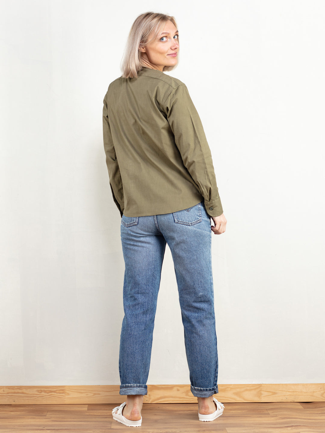 Vintage 80's Women Military Shirt - NorthernGrip