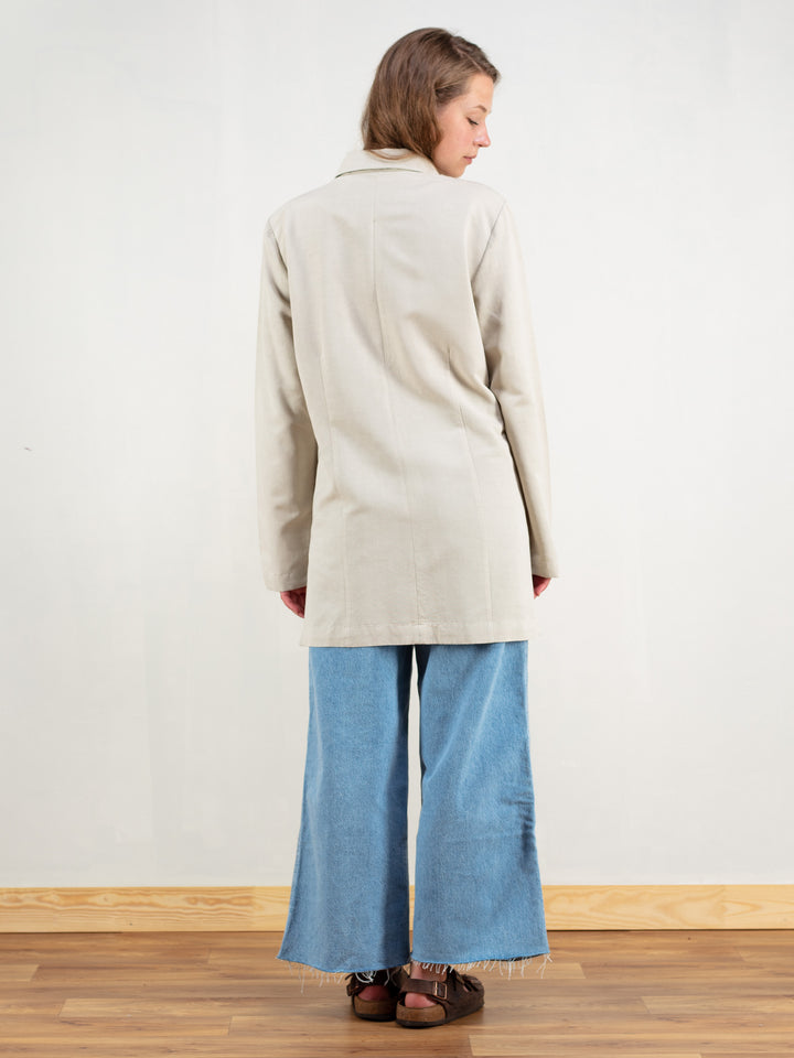 Vintage 90's Grey Women Blazer Jacket - NorthernGrip