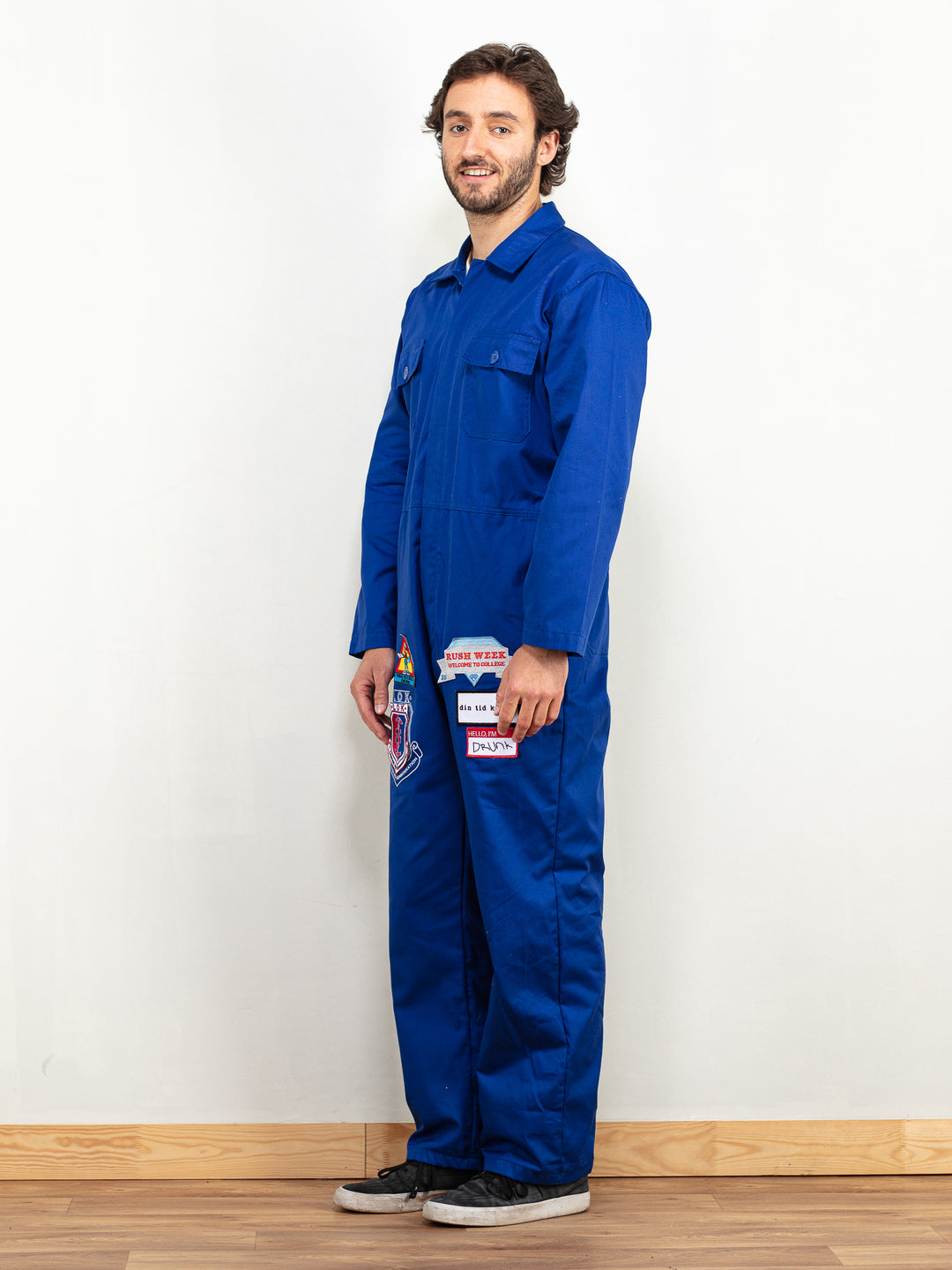 Vintage Men 80's Blue Jumpsuit - NorthernGrip