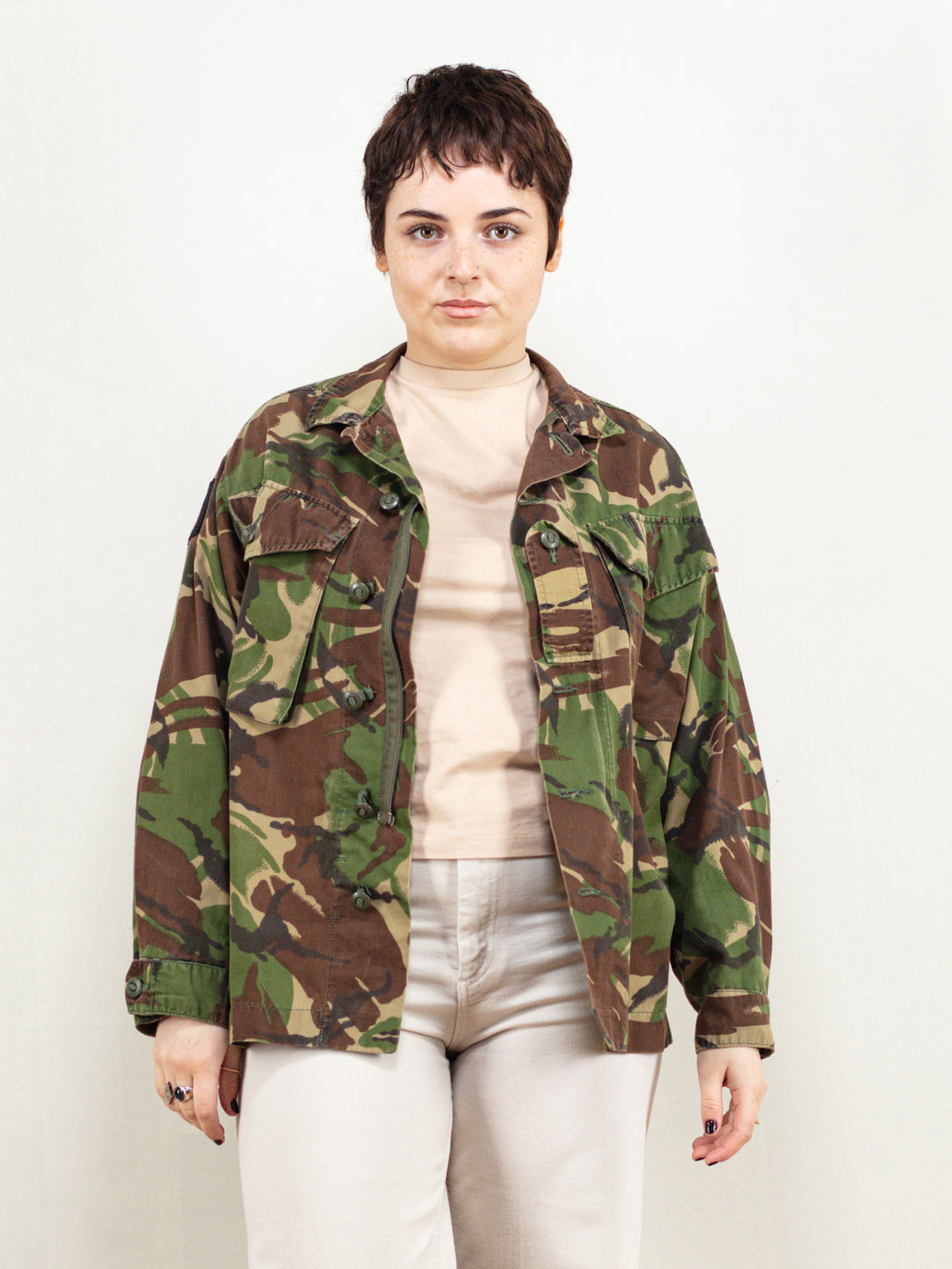 Vintage 90's Women Military Jacket - NorthernGrip