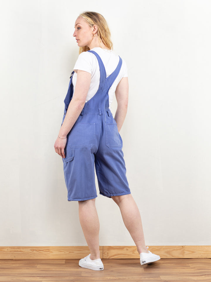 Vintage 90's Women Pastel Purple Shortalls - NorthernGrip