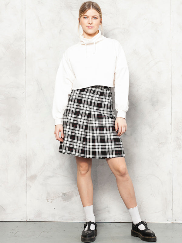 Vintage 90's Preppy Women Schoolwear Skirt - NorthernGrip