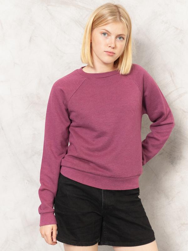 Vintage 90's Purple Women Sweatshirt . - NorthernGrip