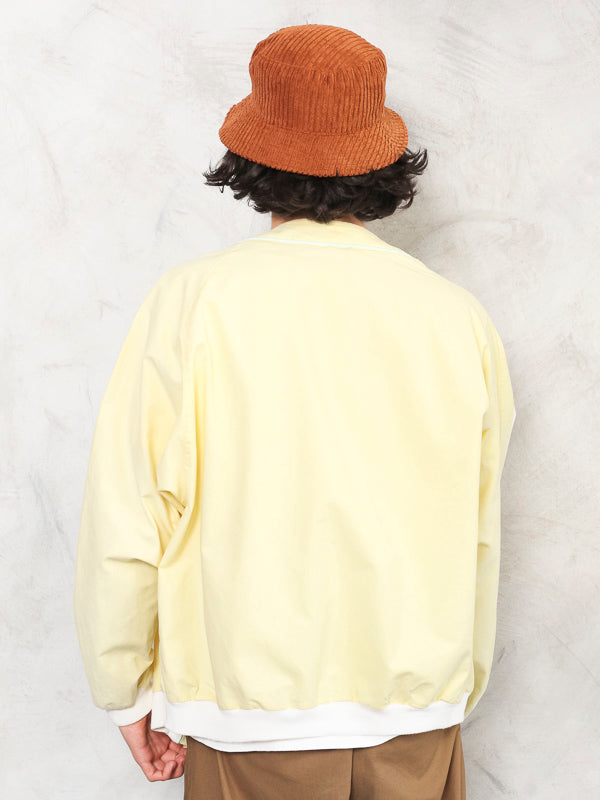 Vintage 80's Yellow Men Bomber Jacket - NorthernGrip
