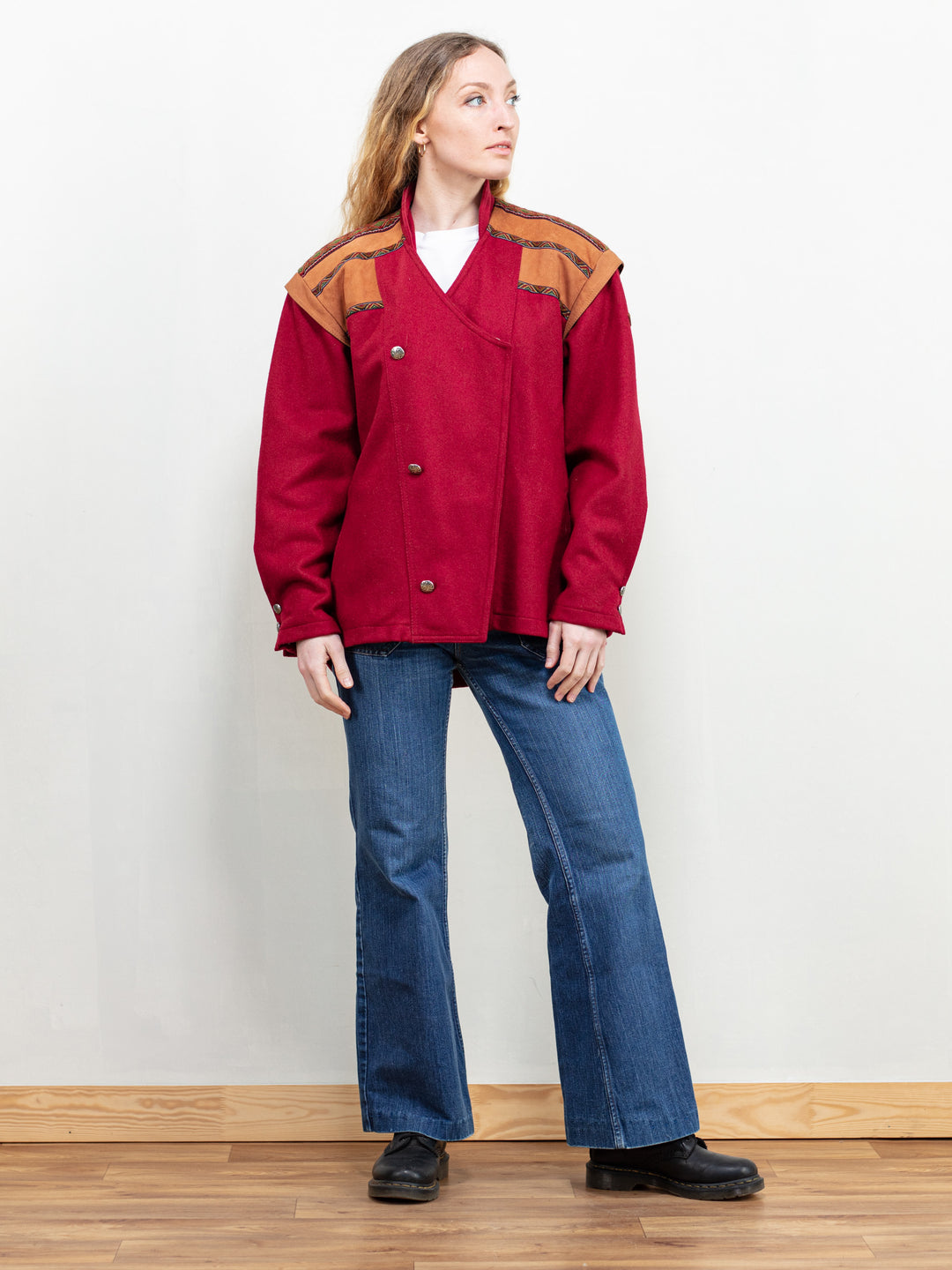 Vintage 80's Women Wool Jacket - NorthernGrip