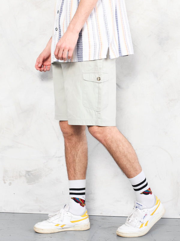 Vintage 90's Grey Men Cargo Shorts - NorthernGrip