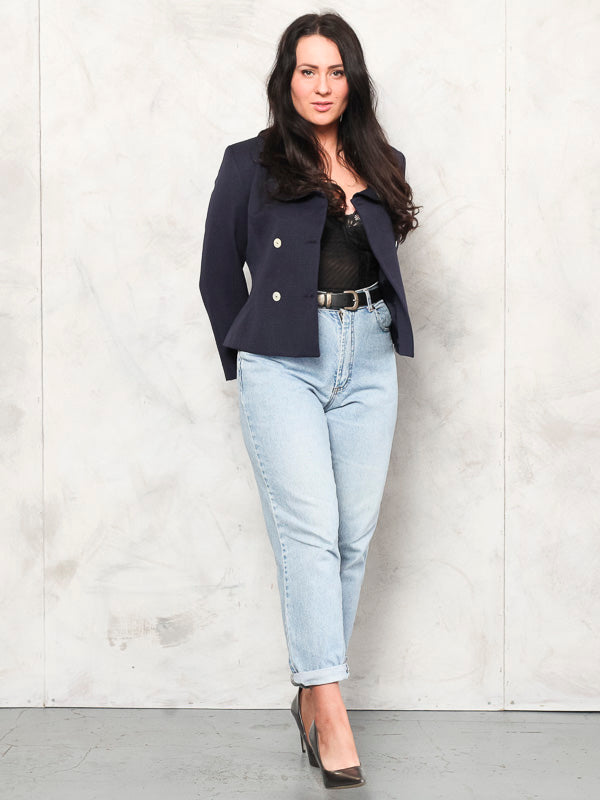 Vintage 90's Women Blue Women Blazer - NorthernGrip