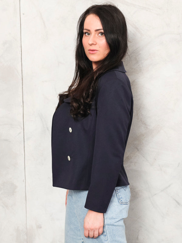 Vintage 90's Women Blue Women Blazer - NorthernGrip