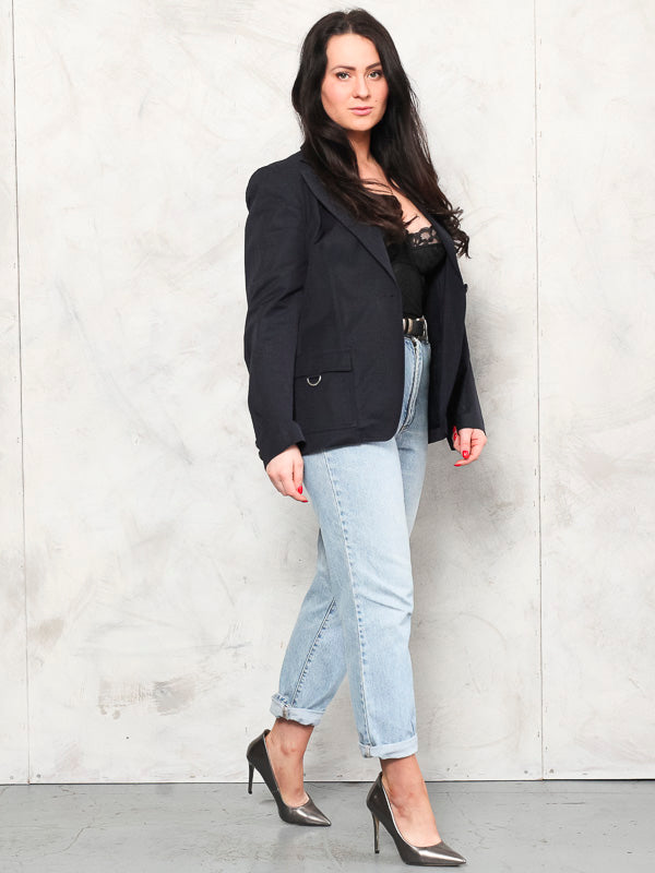 Vintage 90's Women Blazer Cotton - NorthernGrip