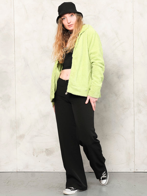 Vintage 2000's Fuzzy Y2K Women Cardigan - NorthernGrip