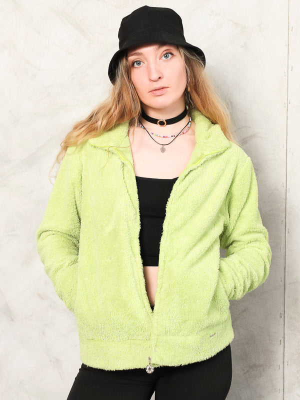 Vintage 2000's Fuzzy Y2K Women Cardigan - NorthernGrip