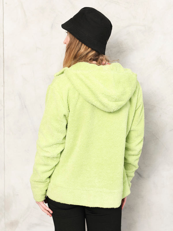 Vintage 2000's Fuzzy Y2K Women Cardigan - NorthernGrip