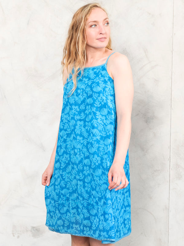 Vintage 80's Women Floral Slip Dress - NorthernGrip