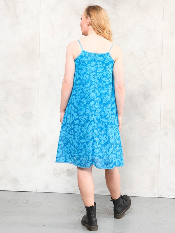 Vintage 80's Women Floral Slip Dress - NorthernGrip