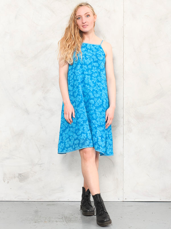 Vintage 80's Women Floral Slip Dress - NorthernGrip