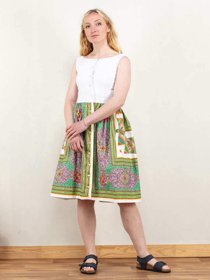 Vintage 70's Women Sleeveless Dress - NorthernGrip