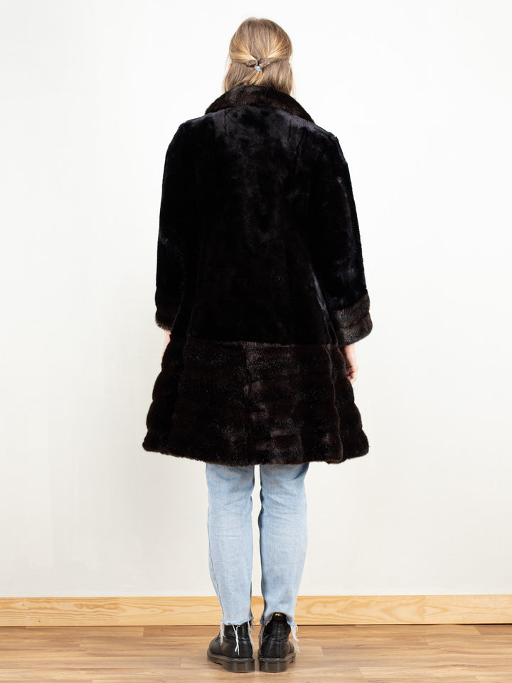 Vintage Women 80's Faux Fur Coat - NorthernGrip