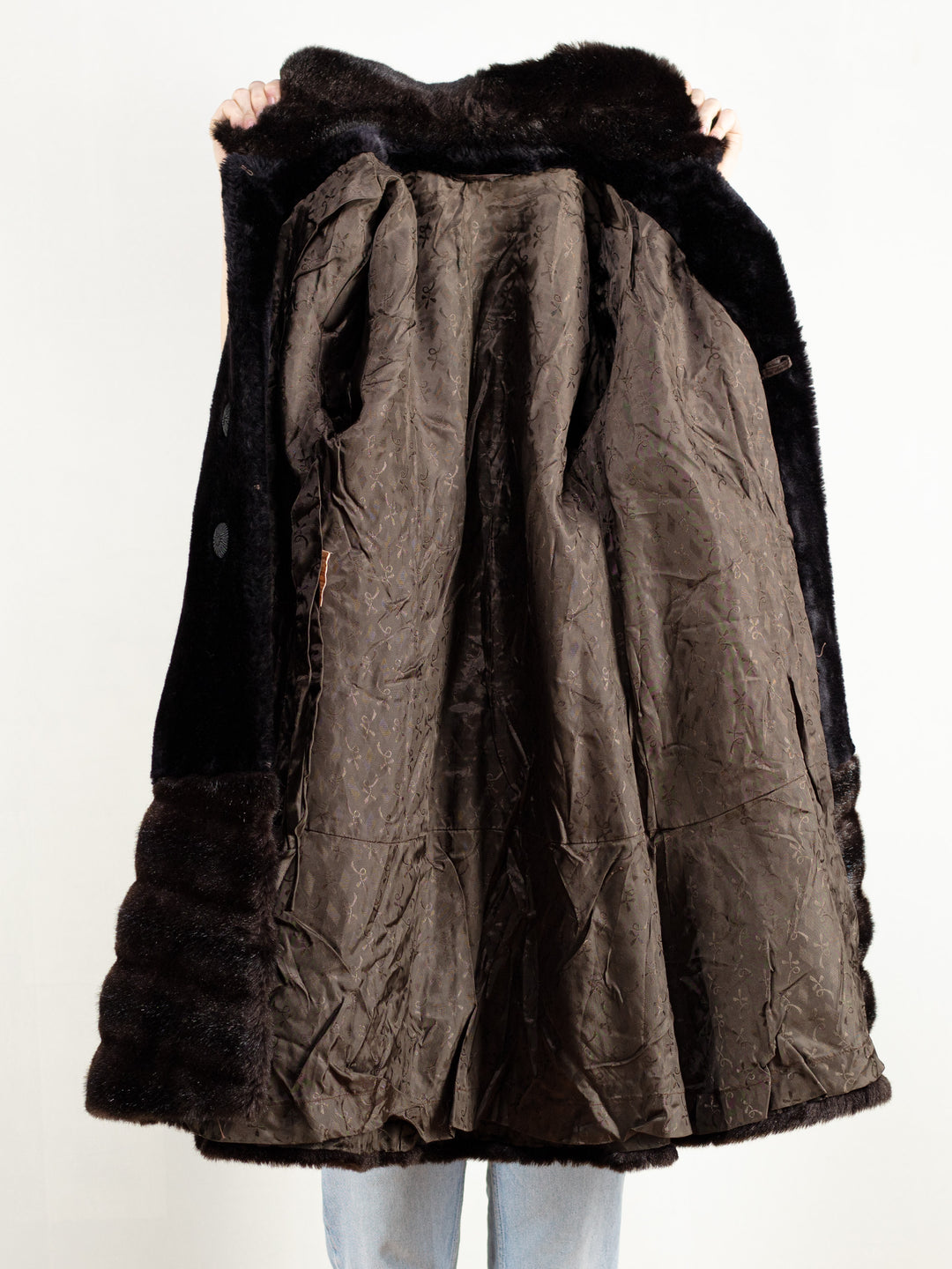 Vintage Women 80's Faux Fur Coat - NorthernGrip