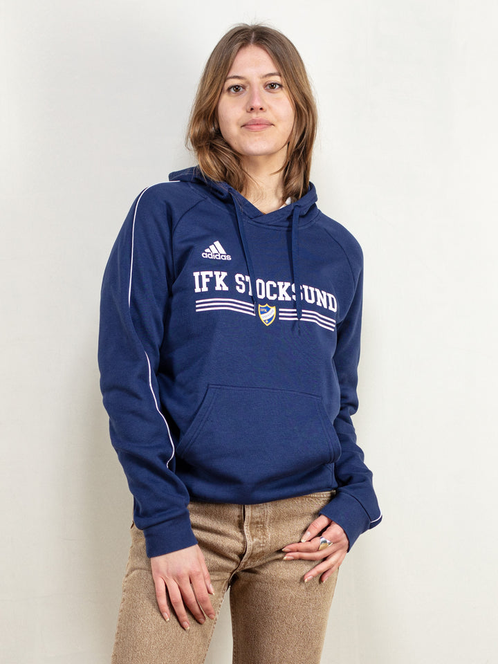 Vintage 90's IFK Stocksund Hoodie in Blue - NorthernGrip