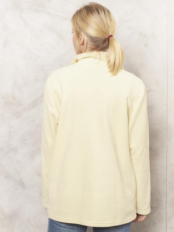 Vintage 90's Yellow Fleece Pullover - NorthernGrip