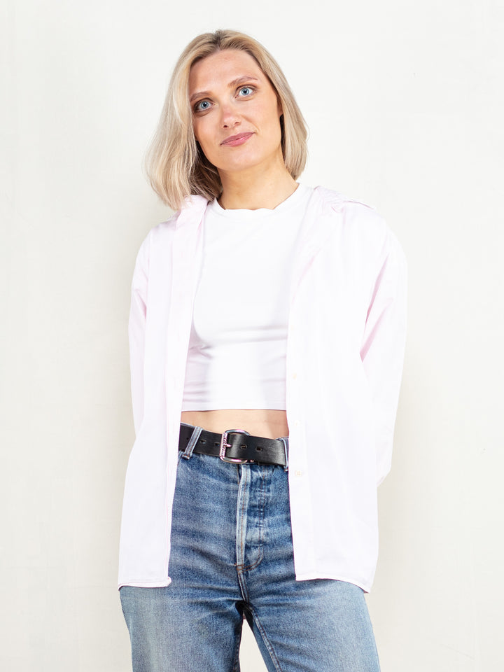 Vintage Women 90's Pink Light Shirt - NorthernGrip