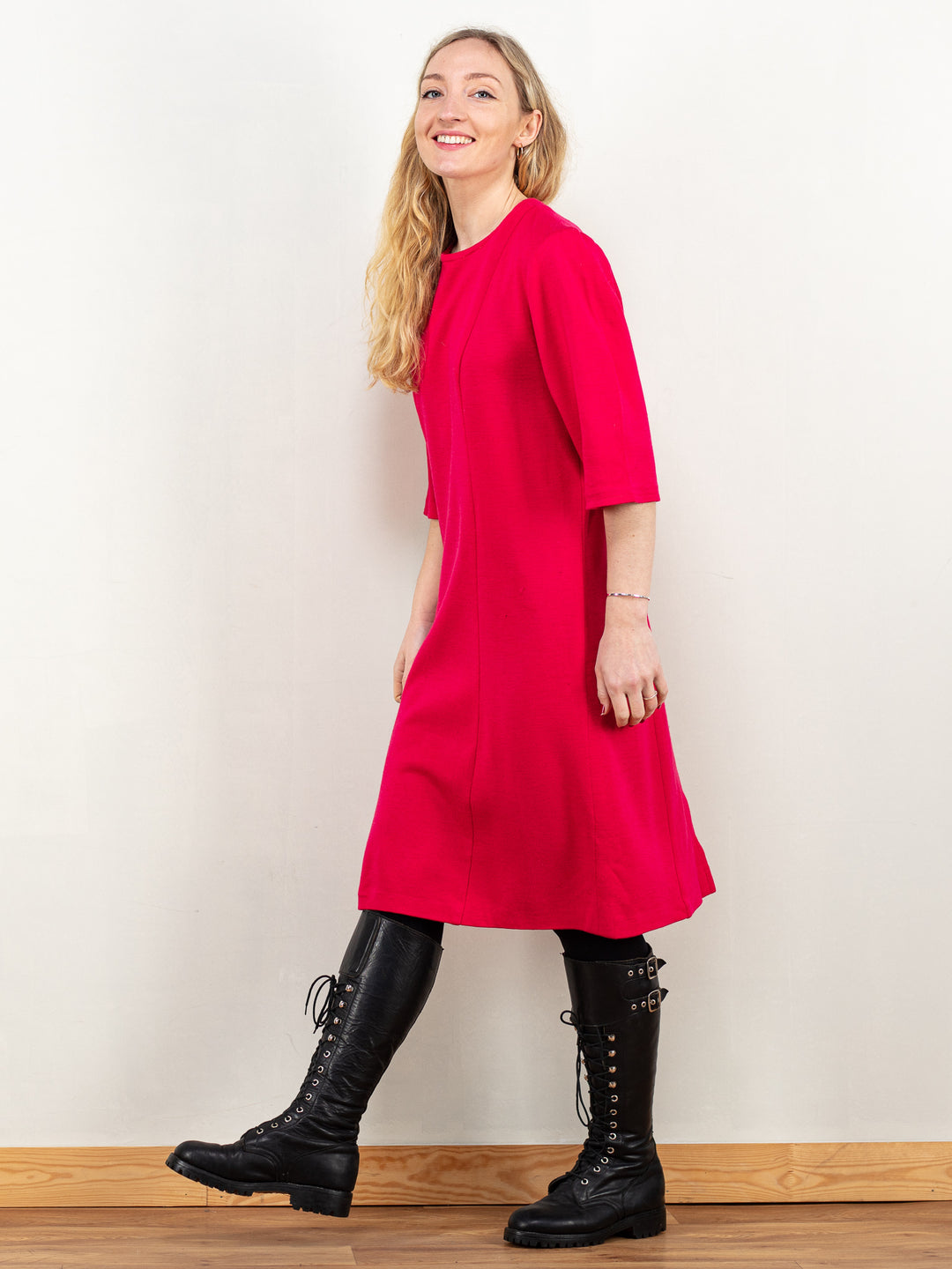 Vintage 60's Women Shift Dress in Pink - NorthernGrip