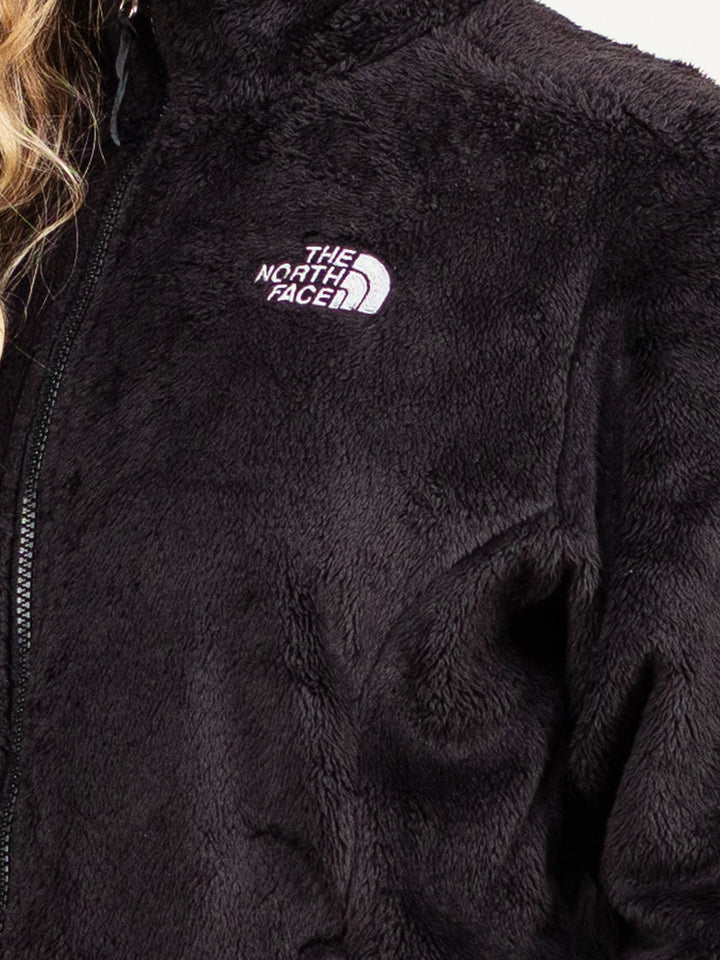 Vintage 90's Women The North Face Fleece Jacket in Black - NorthernGrip