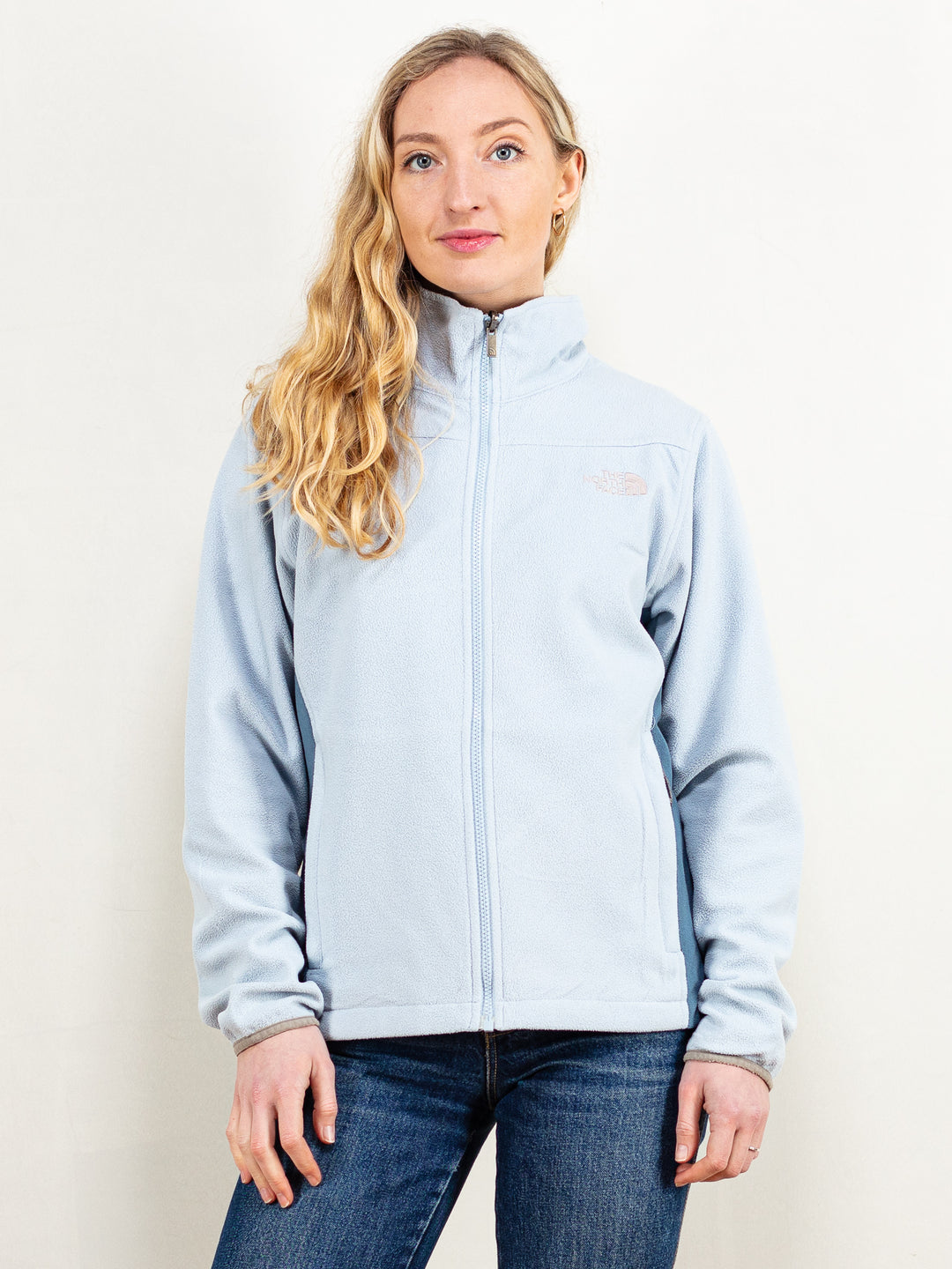 Vintage 90's Women The North Face Jacket in Blue - NorthernGrip