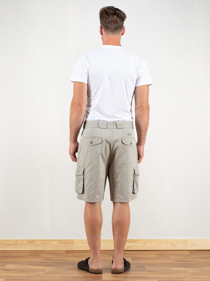 Vintage 90's Grey Men Utility Shorts - NorthernGrip