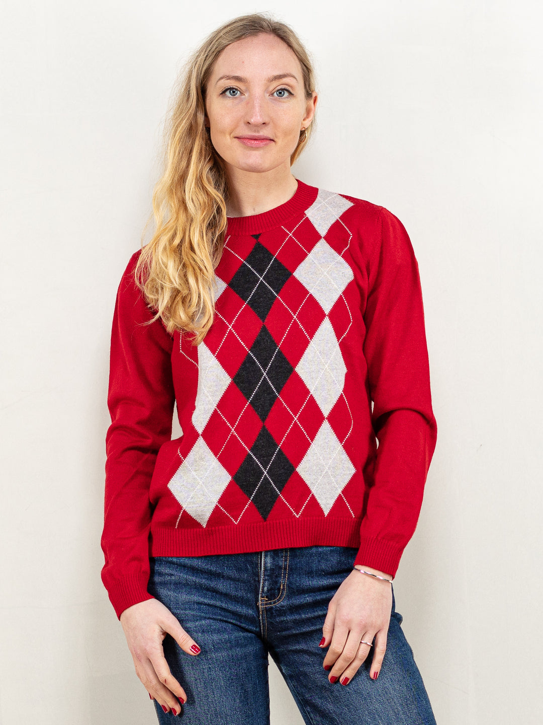 Vintage 90's Women Golf Sweater in Red - NorthernGrip