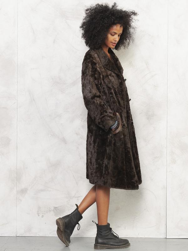 Vintage 70's Women Faux Fur Coat - NorthernGrip