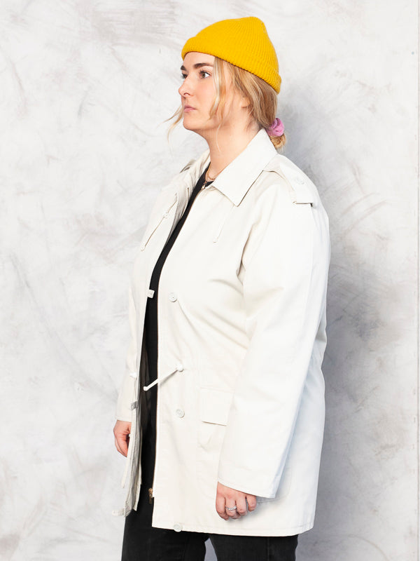Vintage Women Beige Parka - NorthernGrip
