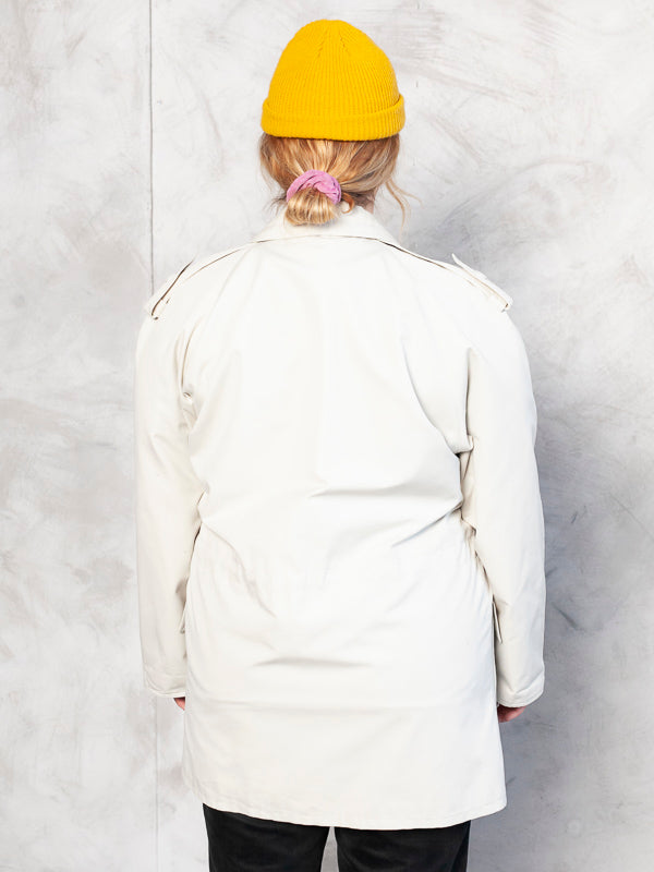 Vintage Women Beige Parka - NorthernGrip