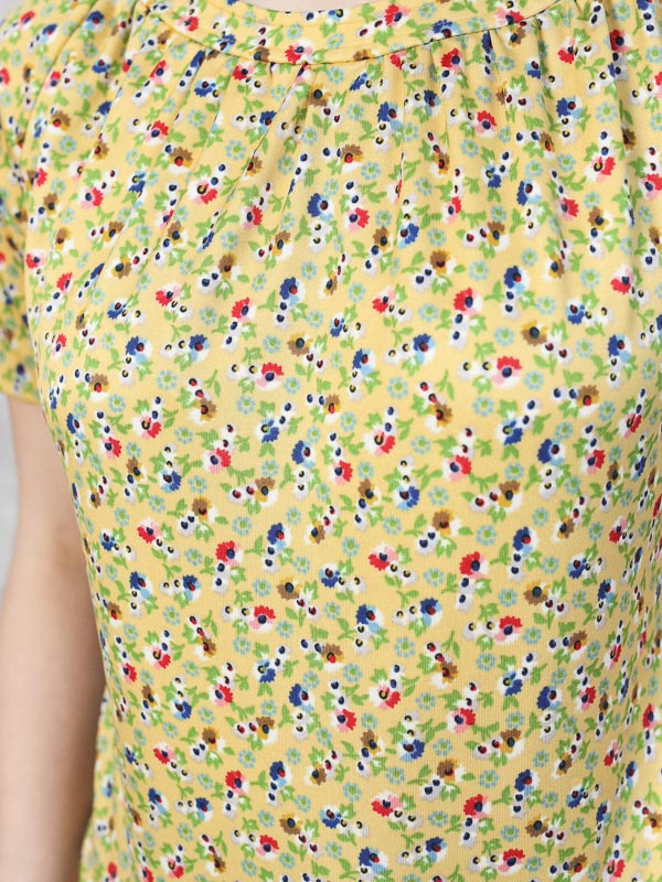 Vintage 80's Floral Women Boho Top - NorthernGrip