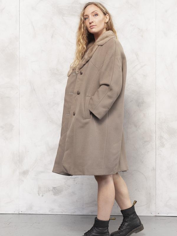 Vintage 80's Women Wool Coat - NorthernGrip