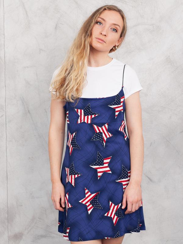 Vintage 90's Women Mini Slip Dress - NorthernGrip