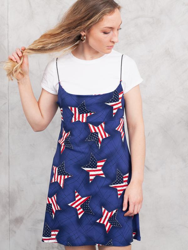 Vintage 90's Women Mini Slip Dress - NorthernGrip