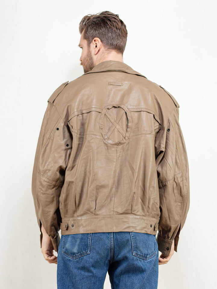 Vintage 90's Leather Jacket - NorthernGrip