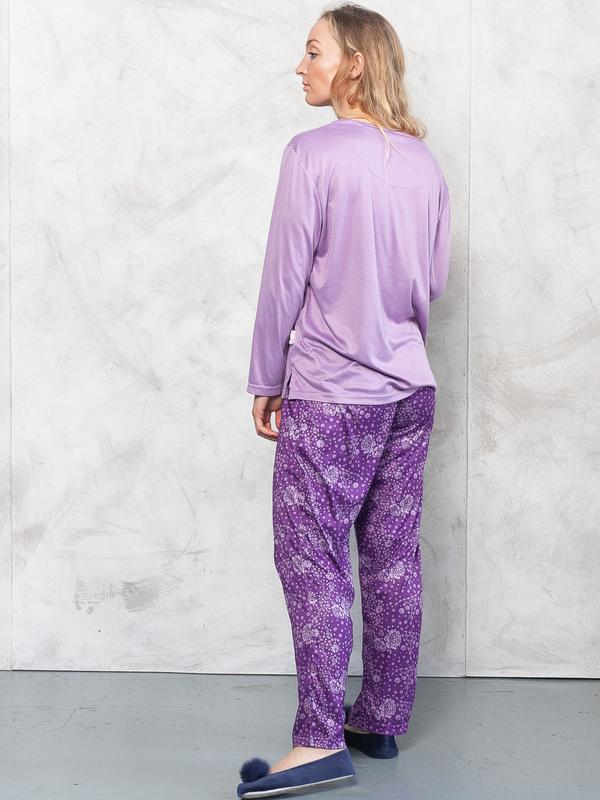 Vintage 90's Women Pajama Set Purple - NorthernGrip
