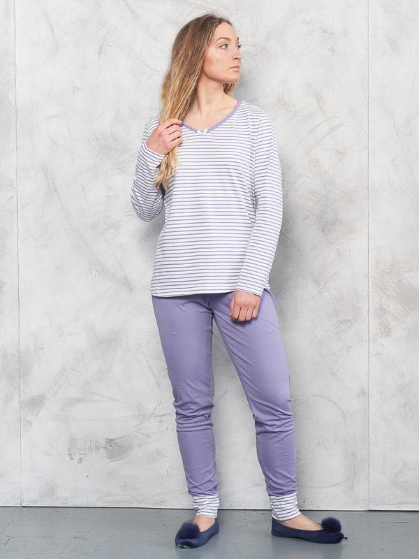 Vintage Women Pajama Set Purple - NorthernGrip
