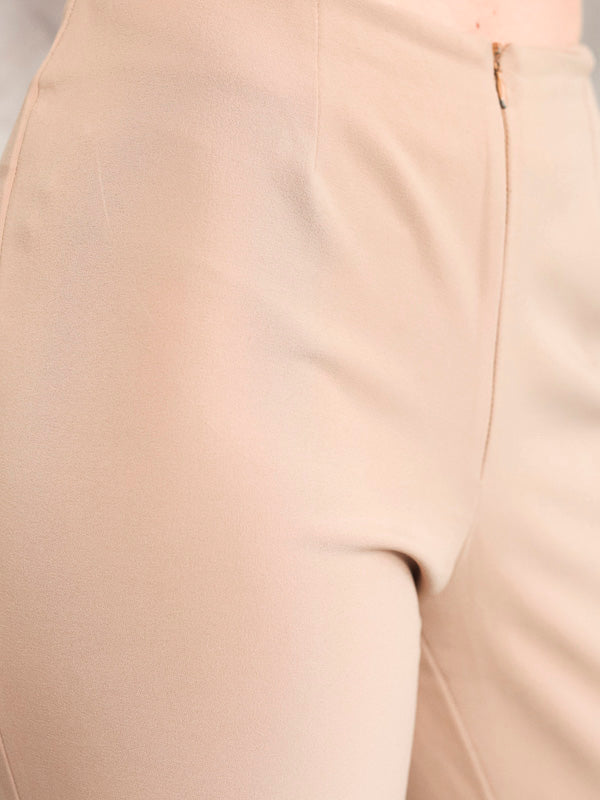 Vintage Women Y2K Beige Pants - NorthernGrip
