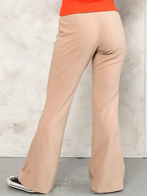 Vintage Women Y2K Beige Pants - NorthernGrip