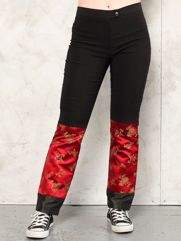 Vintage Women Y2K Flower Pants - NorthernGrip