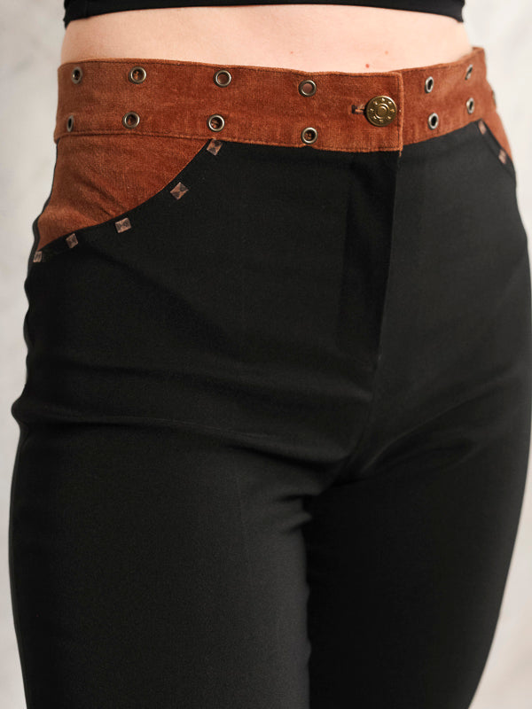 Vintage Women Y2K Wide Leg Pants - NorthernGrip